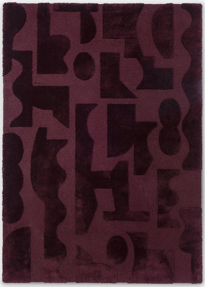 Vloerkleed Brink en Campman Mural Modest Burgundy 121100