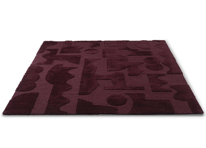 Vloerkleed Brink en Campman Mural Modest Burgundy 121100