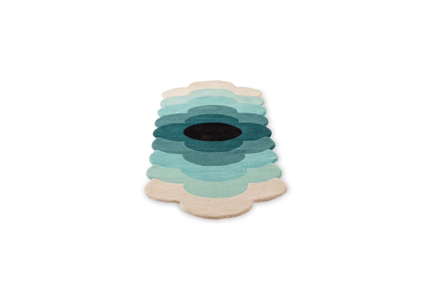 Vloerkleed Orla Kiely Optical Flower Teal 061207