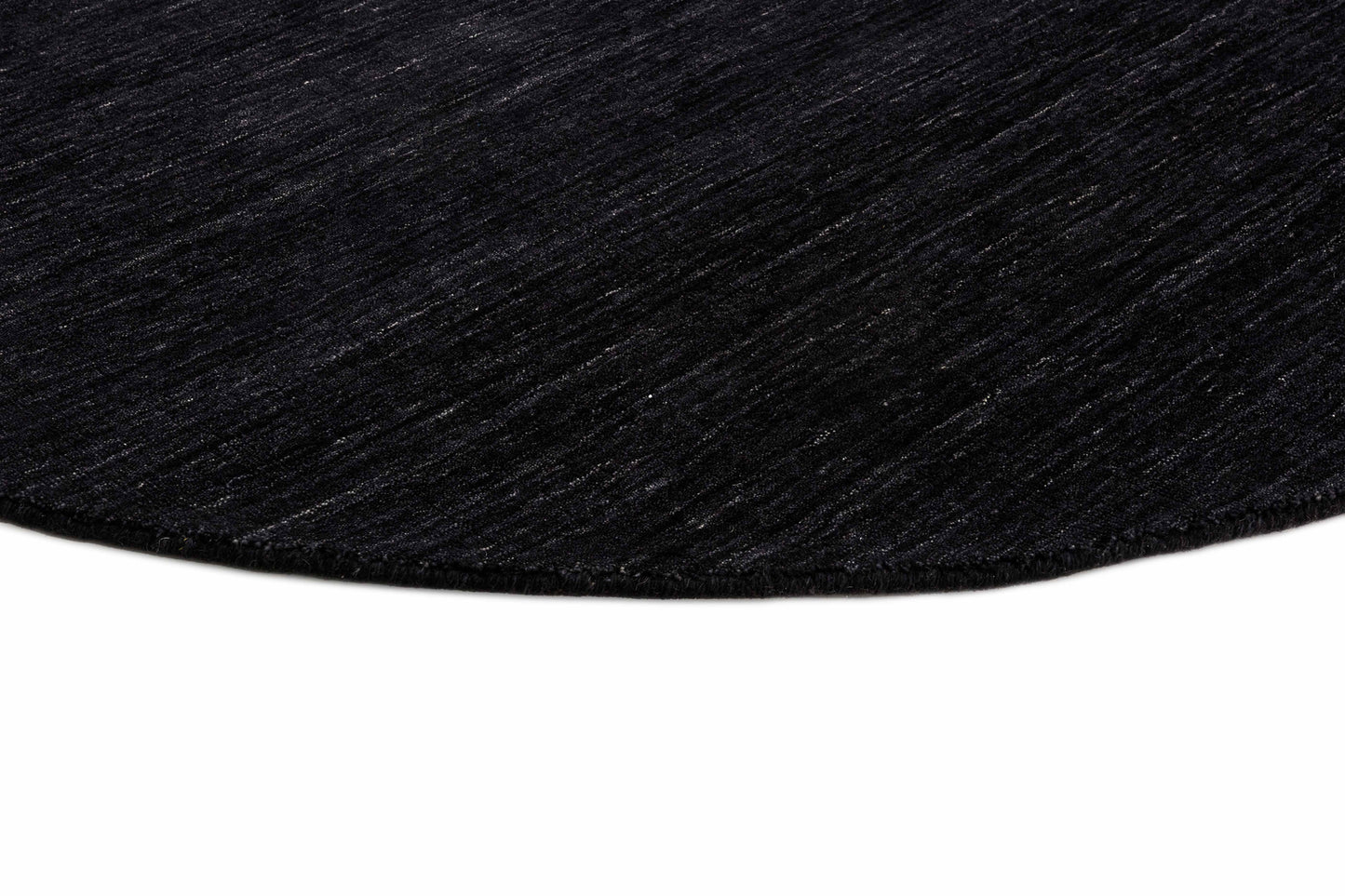 Vloerkleed MOMO Rugs Panorama Uni Rond Black