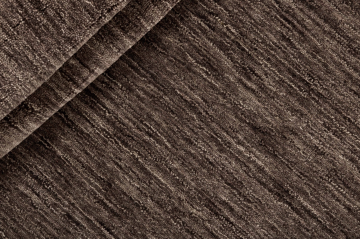 Vloerkleed MOMO Rugs Panorama Uni Rond Dark Brown