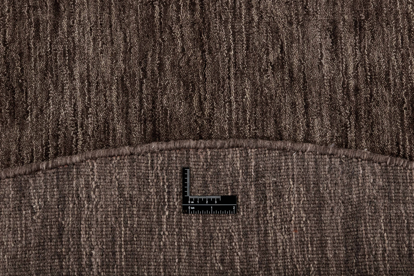 Vloerkleed MOMO Rugs Panorama Uni Rond Dark Brown