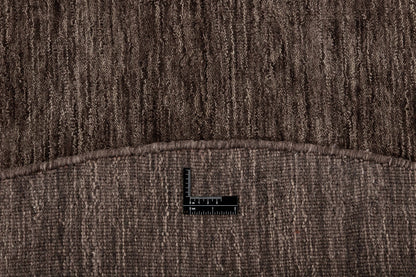 Vloerkleed MOMO Rugs Panorama Uni Rond Dark Brown