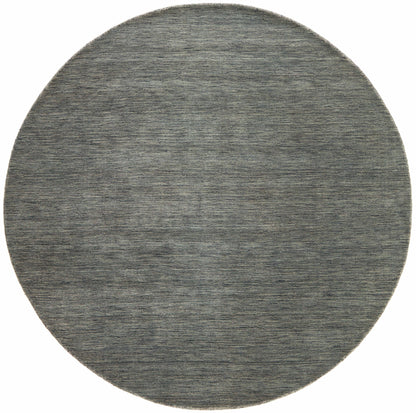 Vloerkleed MOMO Rugs Panorama Uni Rond Dark Grey
