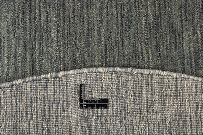 Vloerkleed MOMO Rugs Panorama Uni Rond Dark Grey