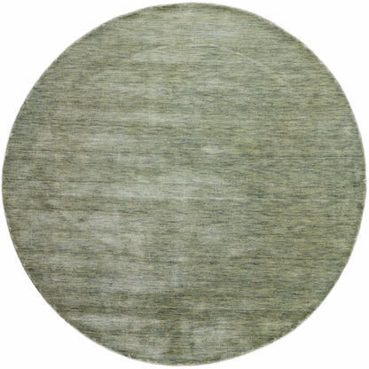 Vloerkleed MOMO Rugs Panorama Uni Rond Green