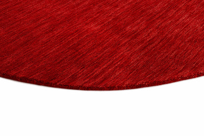 Vloerkleed MOMO Rugs Panorama Uni Rond Red