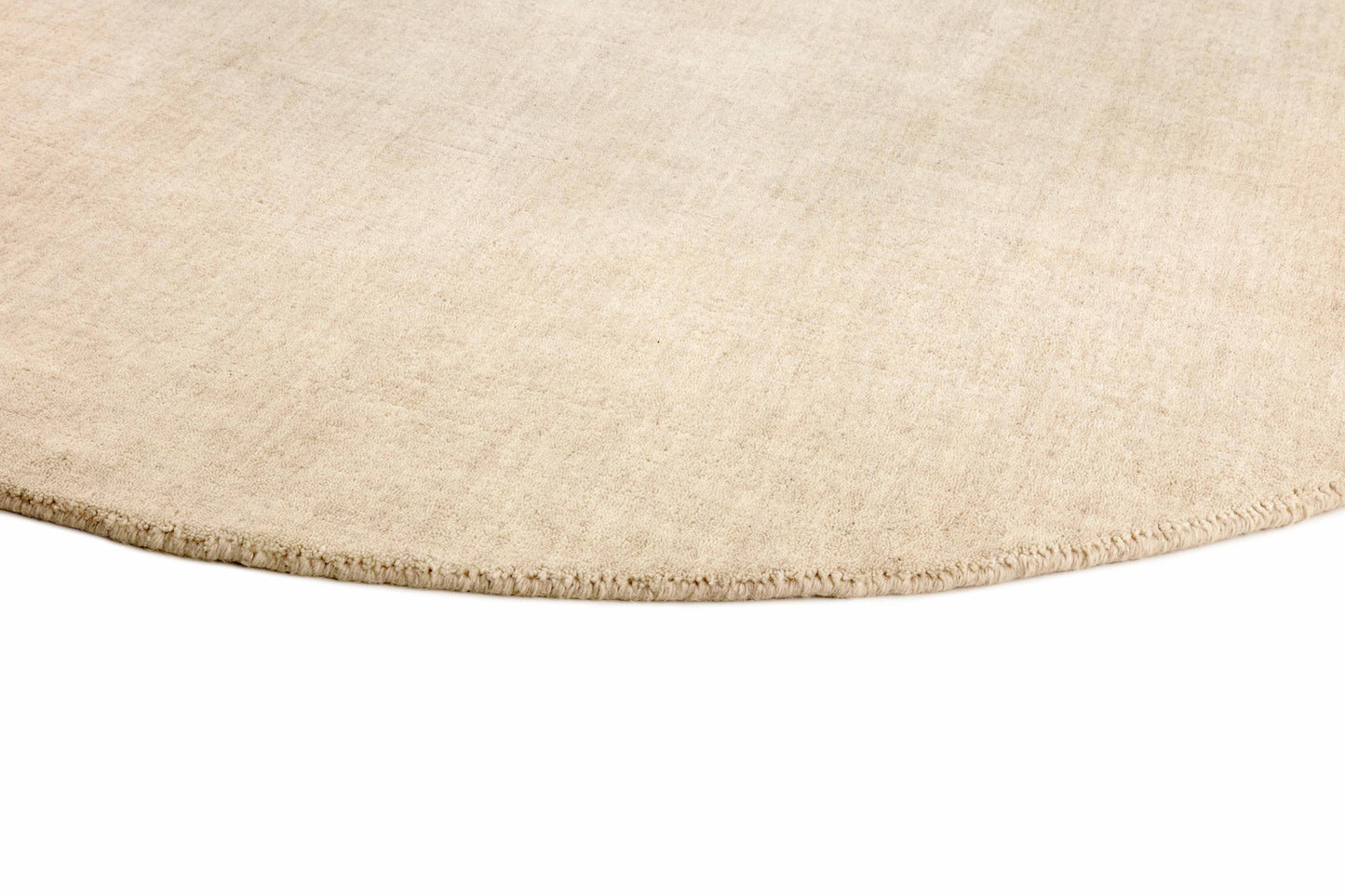 Vloerkleed MOMO Rugs Panorama Uni Rond White