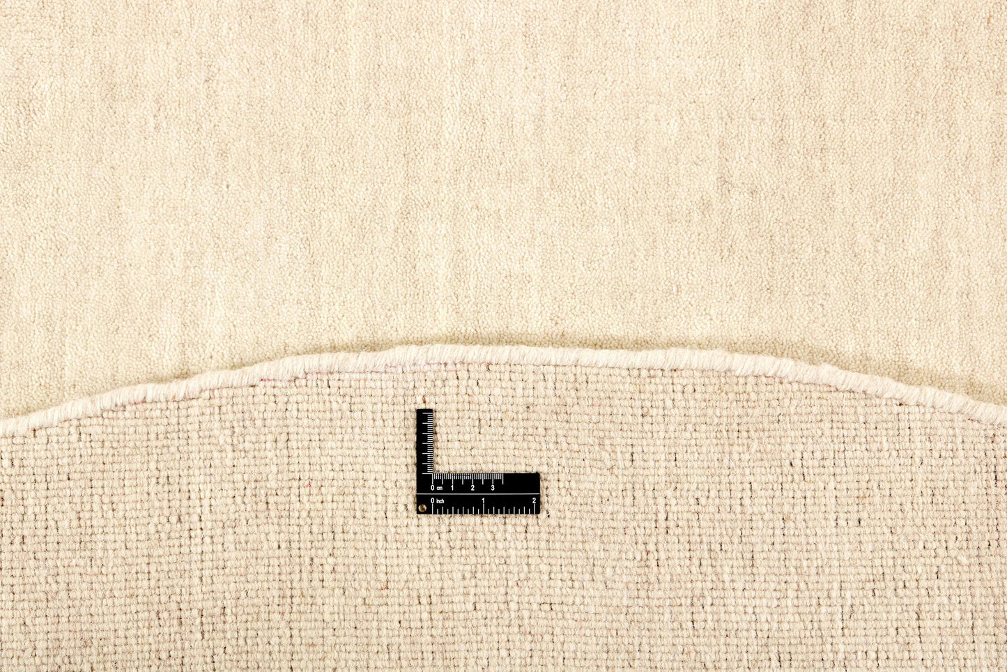 Vloerkleed MOMO Rugs Panorama Uni Rond White
