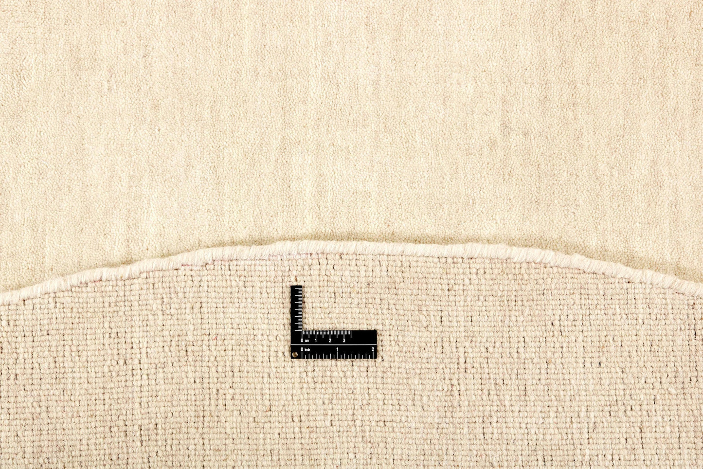 Vloerkleed MOMO Rugs Panorama Uni Rond White