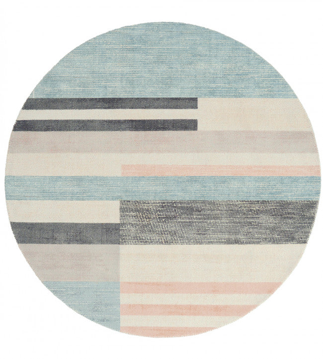 Vloerkleed Scion Parwa Round Dusky Hues (outlet)