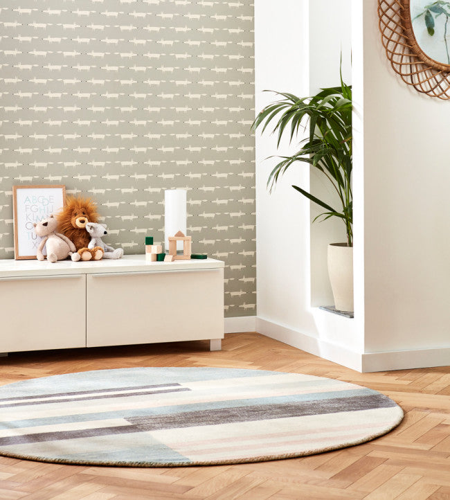 Vloerkleed Scion Parwa Round Dusky Hues (outlet)