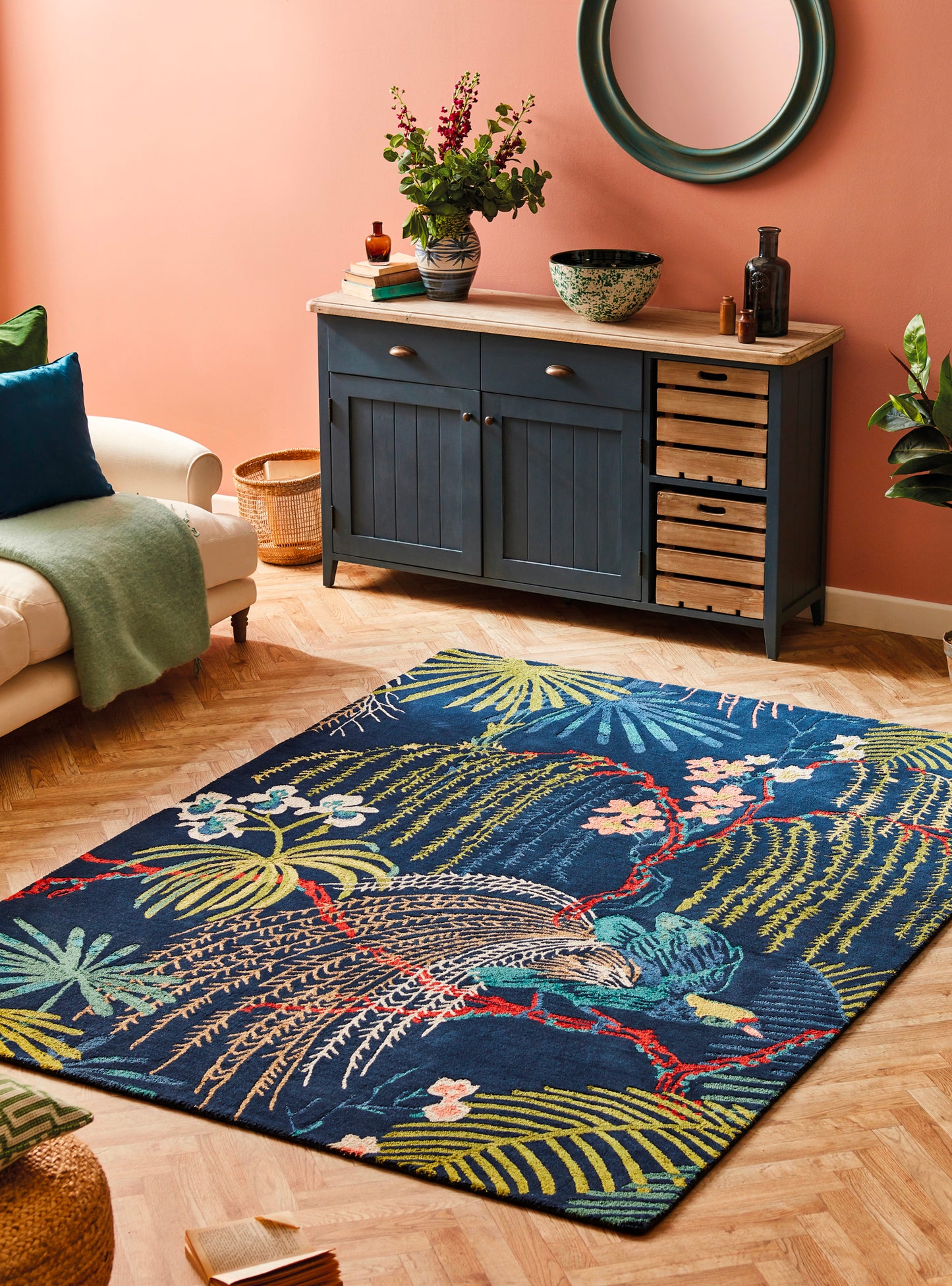 Vloerkleed Sanderson Rain Forest tropical nights 50708