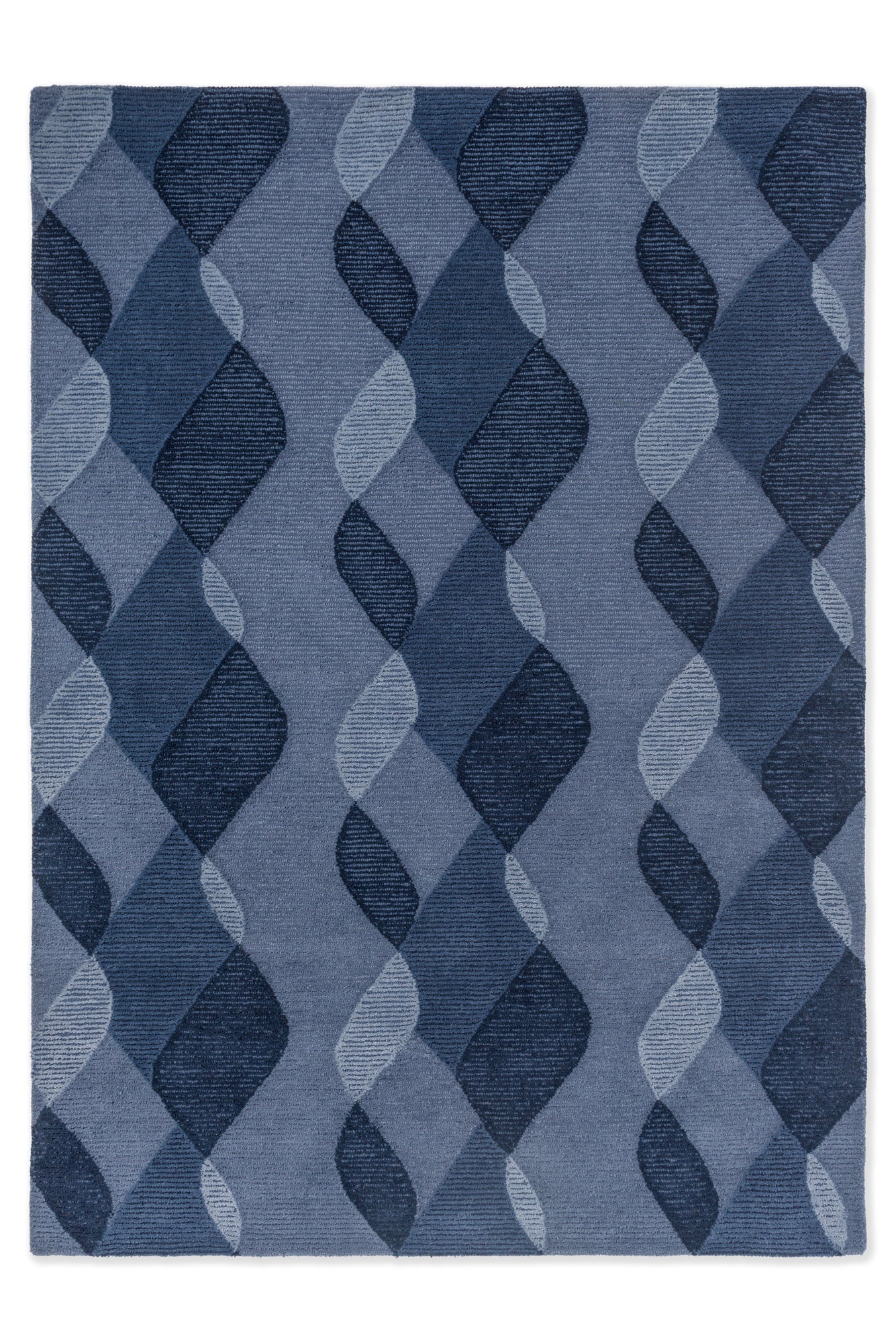 Vloerkleed Brink en Campman Riff Water Blue 098208