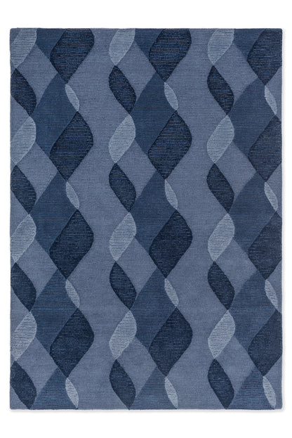 Vloerkleed Brink en Campman Riff Water Blue 098208