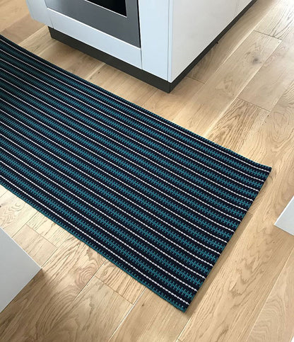 Traploper Hartley & Tissier Stripes Frances 02 Teal