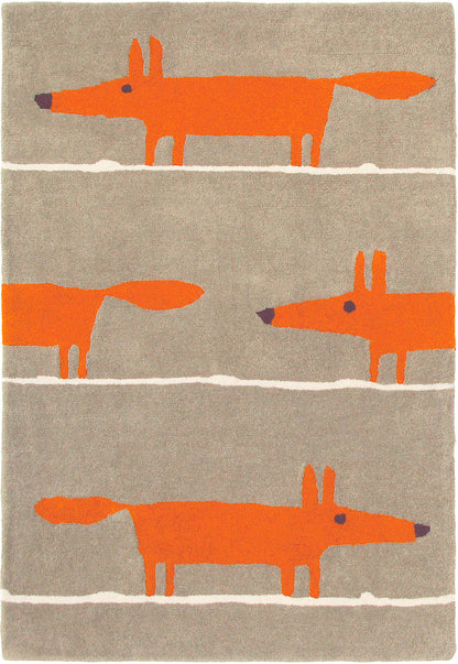 Vloerkleed Scion Mr Fox Cinnamon 025303 – bovenaanzicht