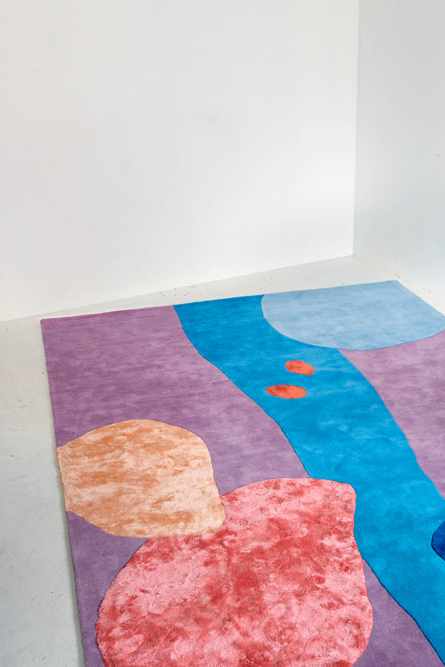 Vloerkleed Layered Secret Garden Patterned Wool Rug
