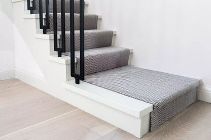 Traploper Hartley Tissier Herringbone Light Grey