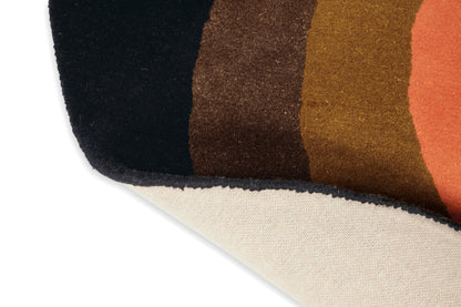 Rond vloerkleed Orla Kiely Sunflow Pink 60005