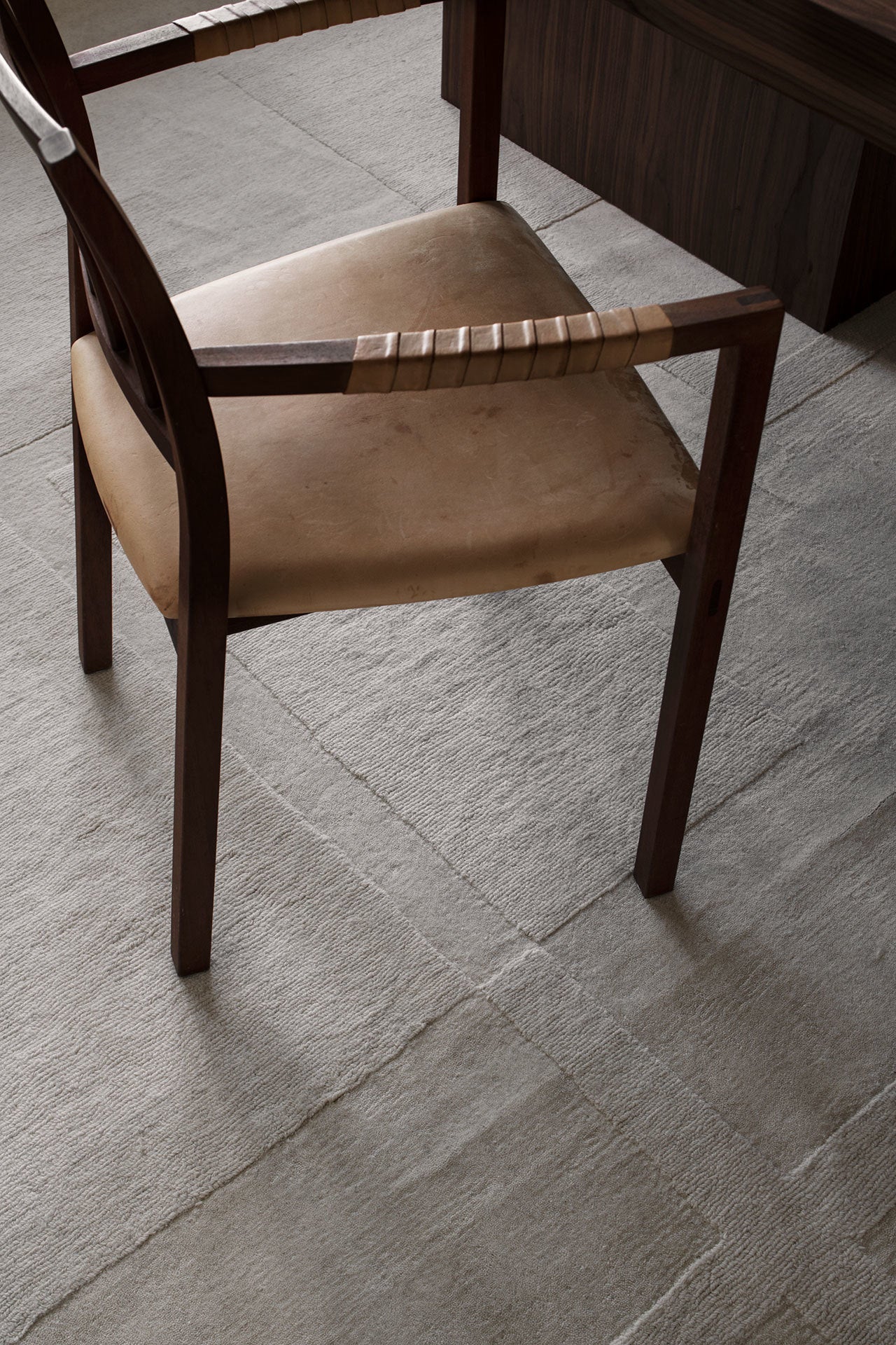 Vloerkleed Layered Swedish Grace Wool Rug Oatmeal