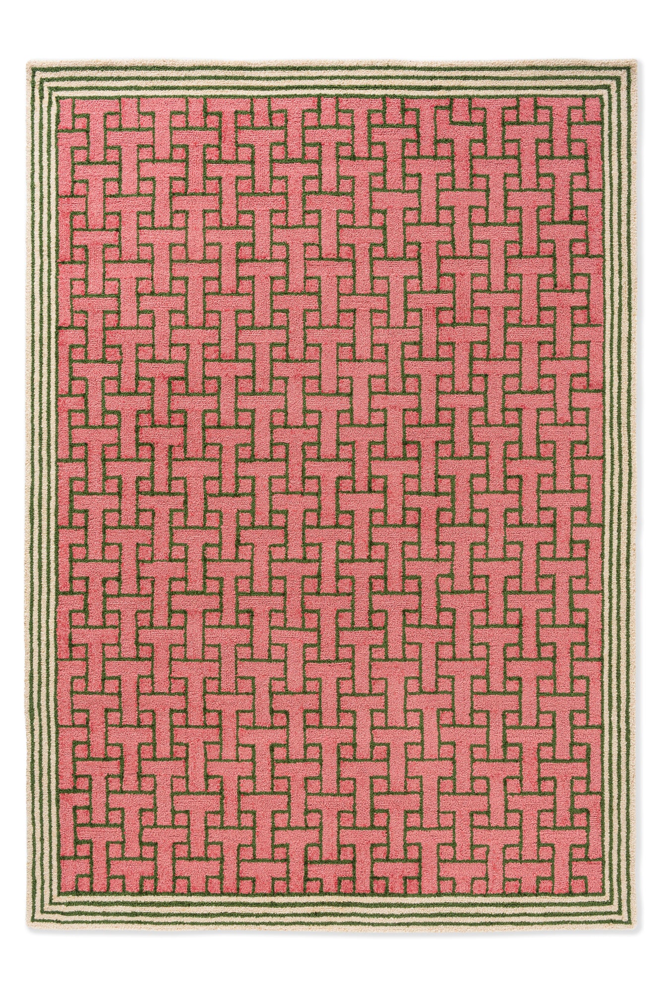 Vloerkleed Ted Baker T Monogram Dusted Pink Outdoor 455802