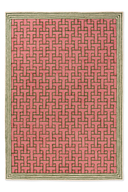 Vloerkleed Ted Baker T Monogram Dusted Pink Outdoor 455802