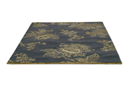 Laagpolig vloerkleed Wedgwood Tonquin Charcoal 37005