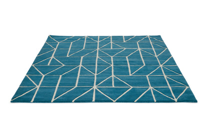 Laagpolig vloerkleed Scion Viso Denim 24008