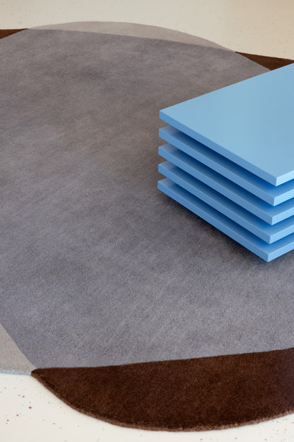 Vloerkleed Brink en Campman Element Chad Brown Blue 087705