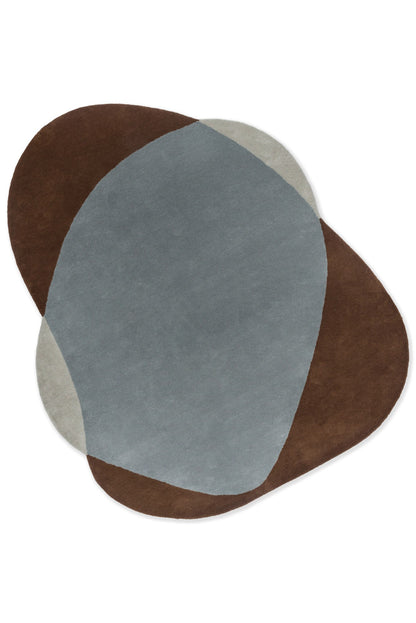 Vloerkleed Brink en Campman Element Chad Brown Blue 087705