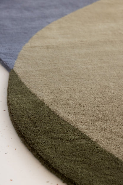 Vloerkleed Brink en Campman Element Chad Grey-Green 087704