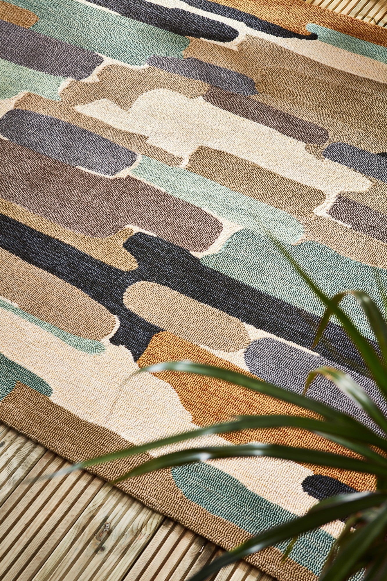 Vloerkleed Harlequin Trattino-Sea Glass outdoor 444804