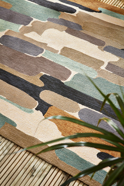 Vloerkleed Harlequin Trattino-Sea Glass outdoor 444804