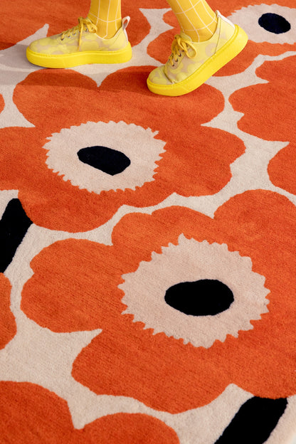 Vloerkleed Marimekko Unikko Orange Red 132403