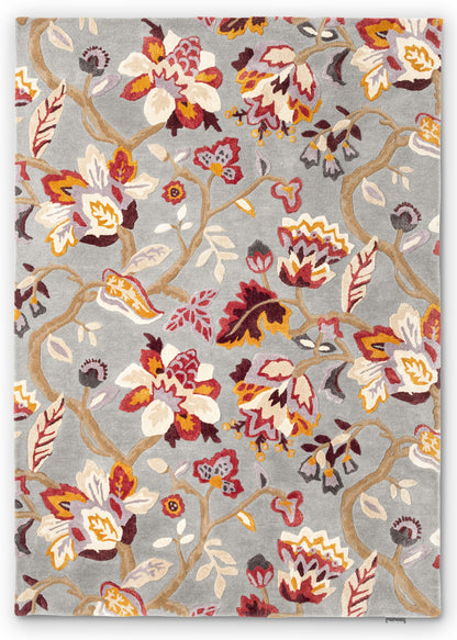 Vloerkleed Sanderson Amanpuri Grey Plum 145104