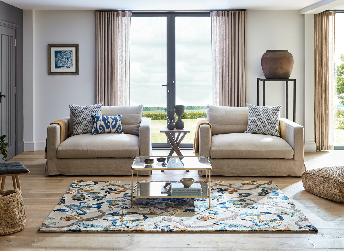 Vloerkleed Sanderson Amanpuri Stone 145101