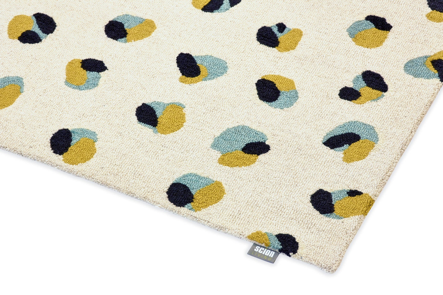 Vloerkleed Scion Leopard Dots Pebble Sage 125206