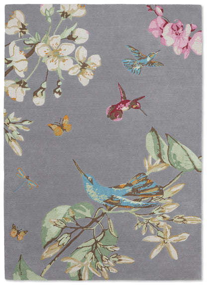 Vloerkleed Wedgewood Hummingbird Grey 037804