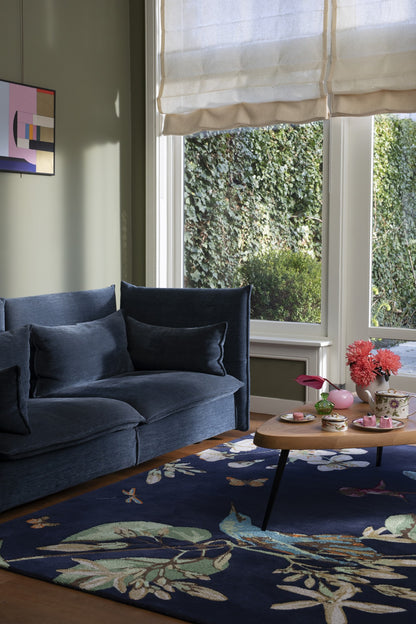 Vloerkleed Wedgewood Hummingbird Navy 037818
