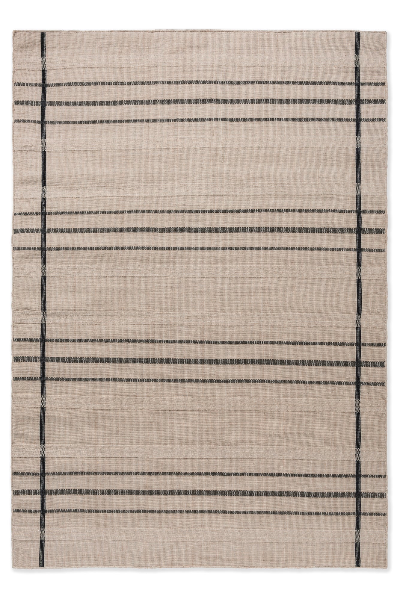 Vloerkleed Brink en Campman Zona Charcoal Line Outdoor