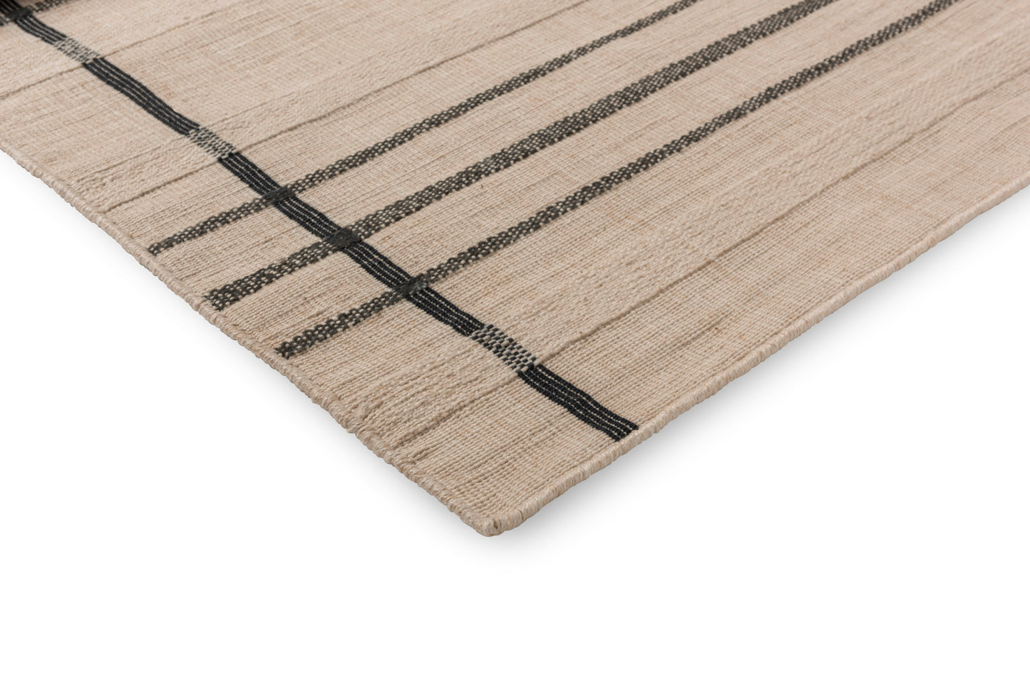 Vloerkleed Brink en Campman Zona Charcoal Line Outdoor